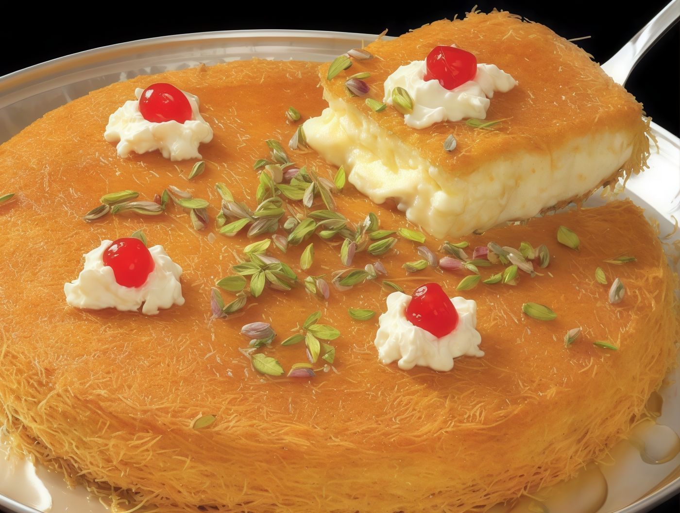 Kunafa With Cream