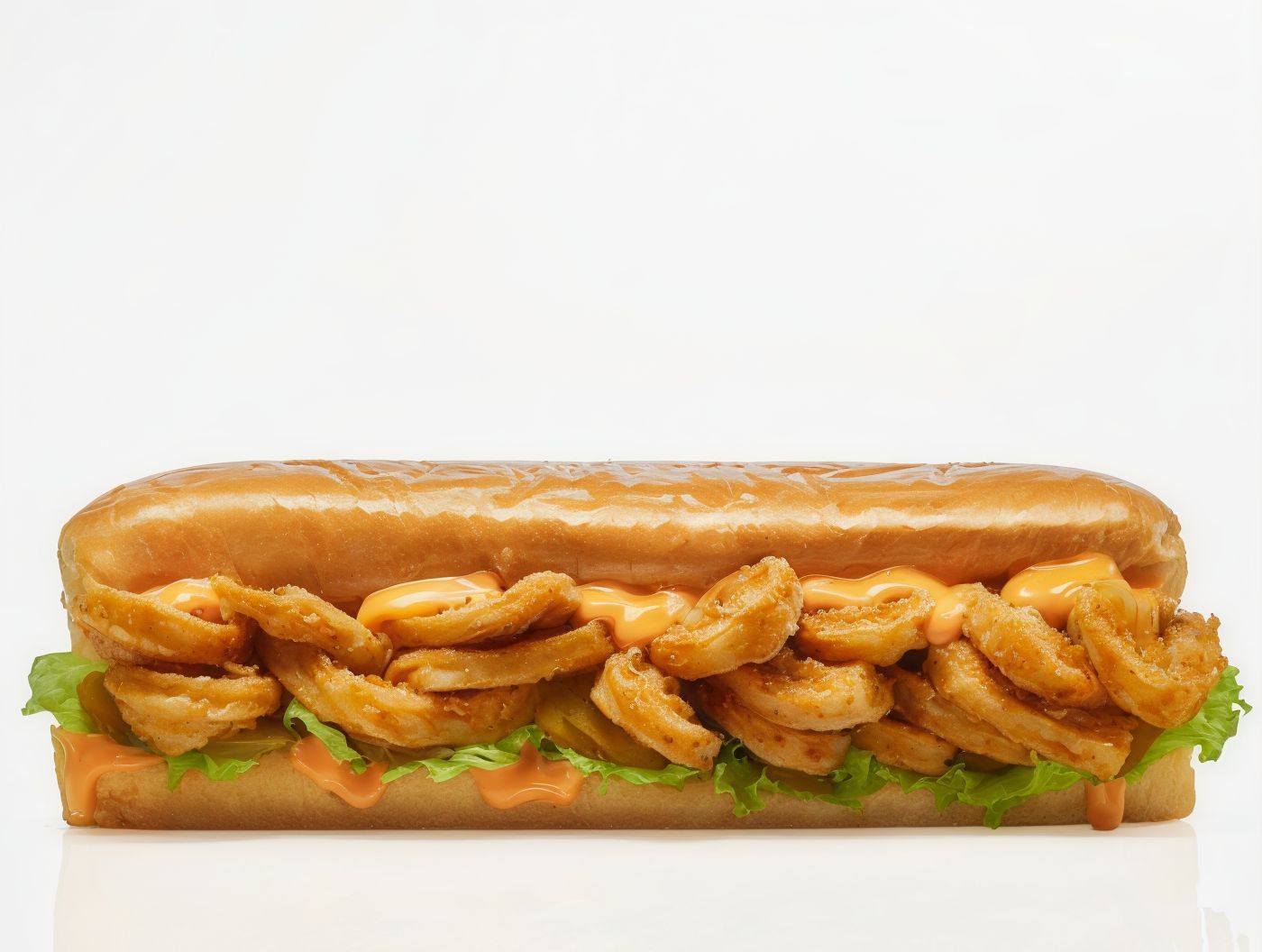 French Bread Calamari Sandwich