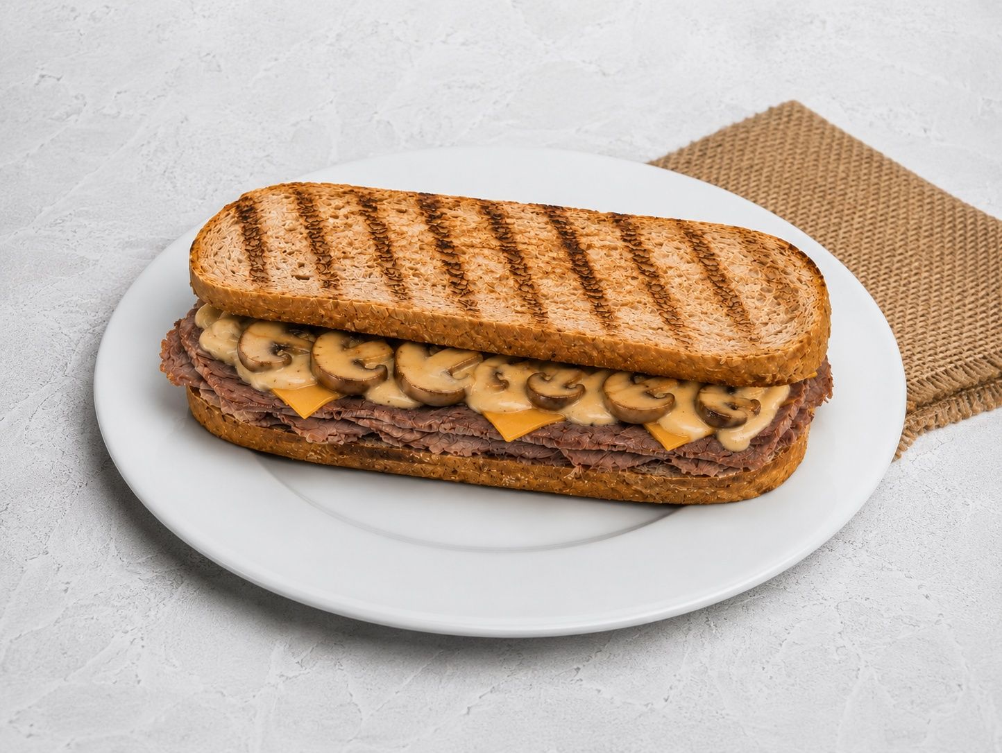 Sourdough truffle beef