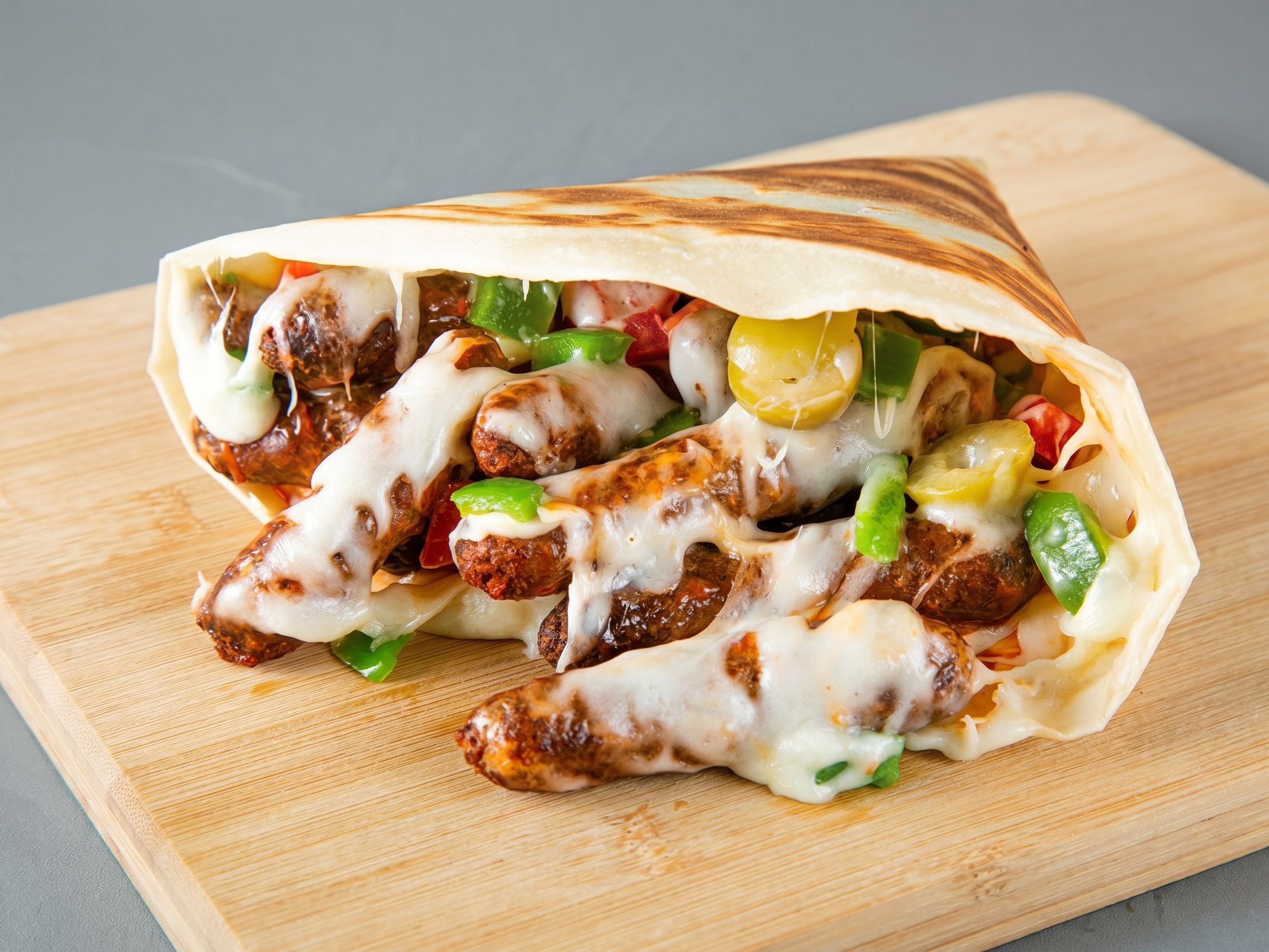 Crispy On Sausage Crepe