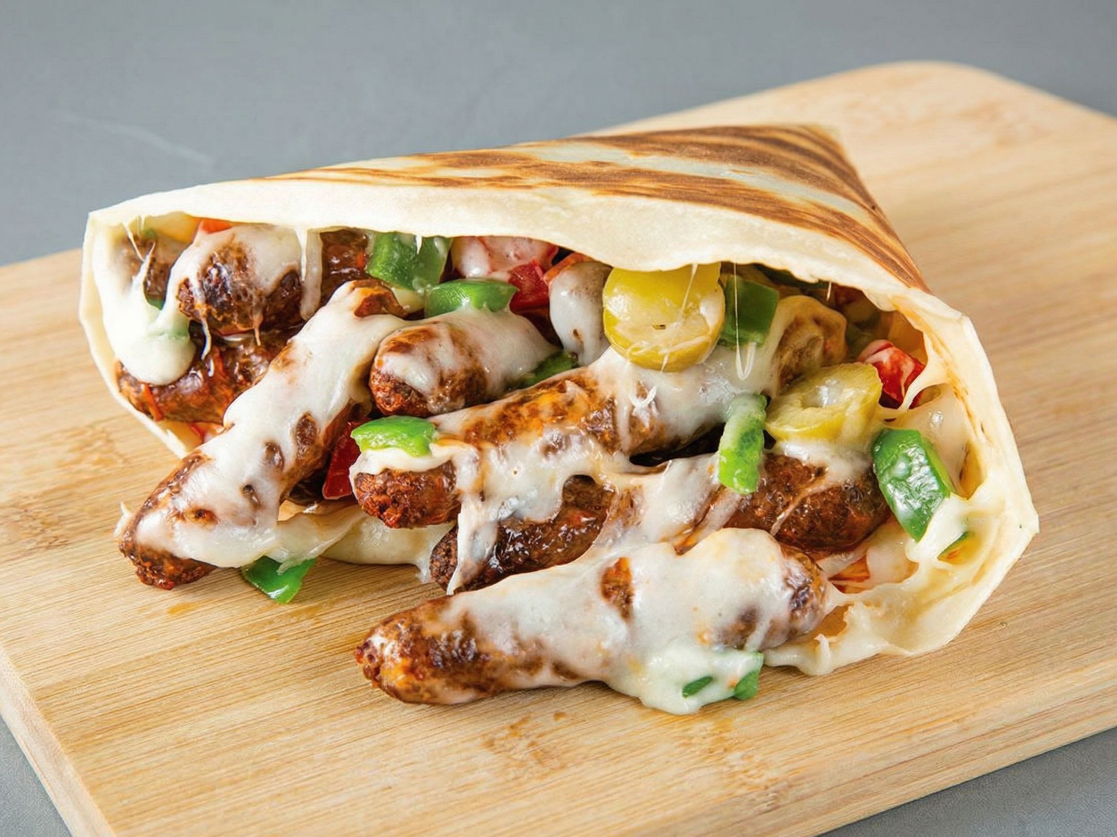 Oriental sausage crepe