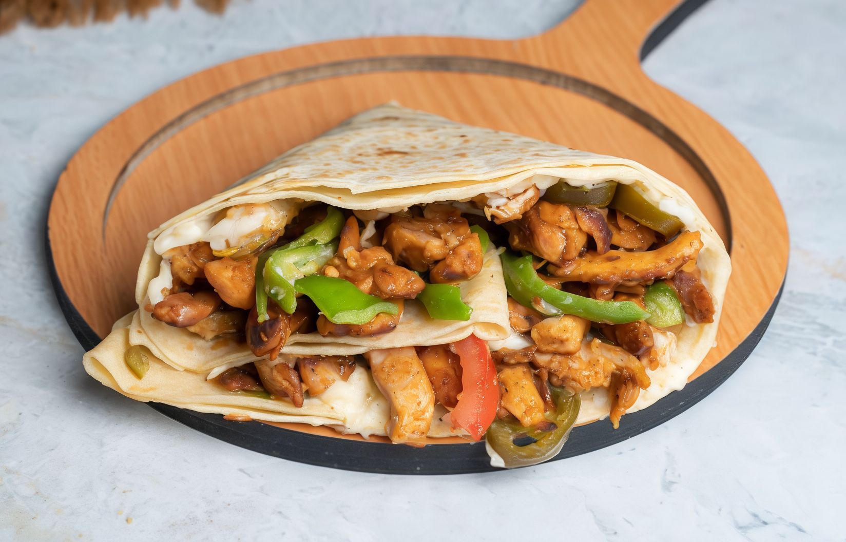 Chicken Fajita Crepe