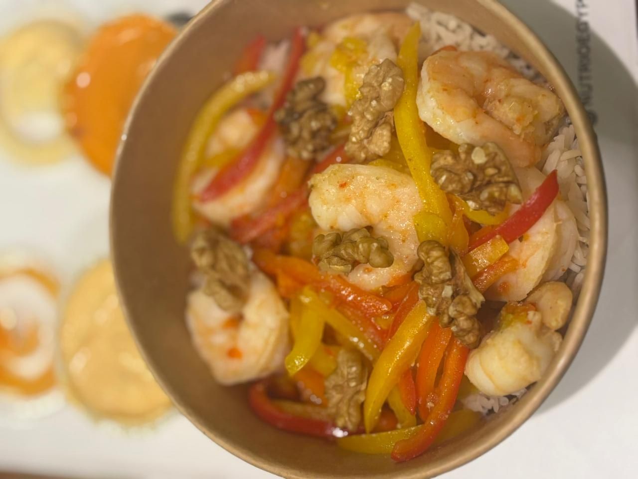 Warm Bowl dynamite Shrimp