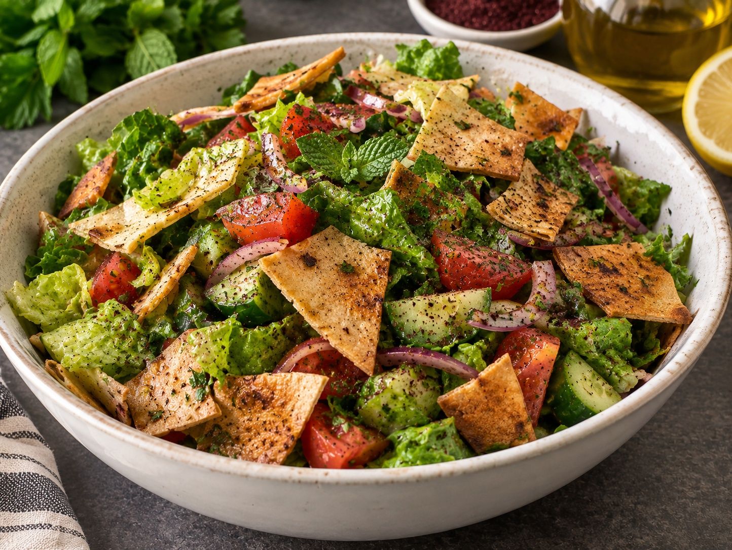 Fattoush Plate