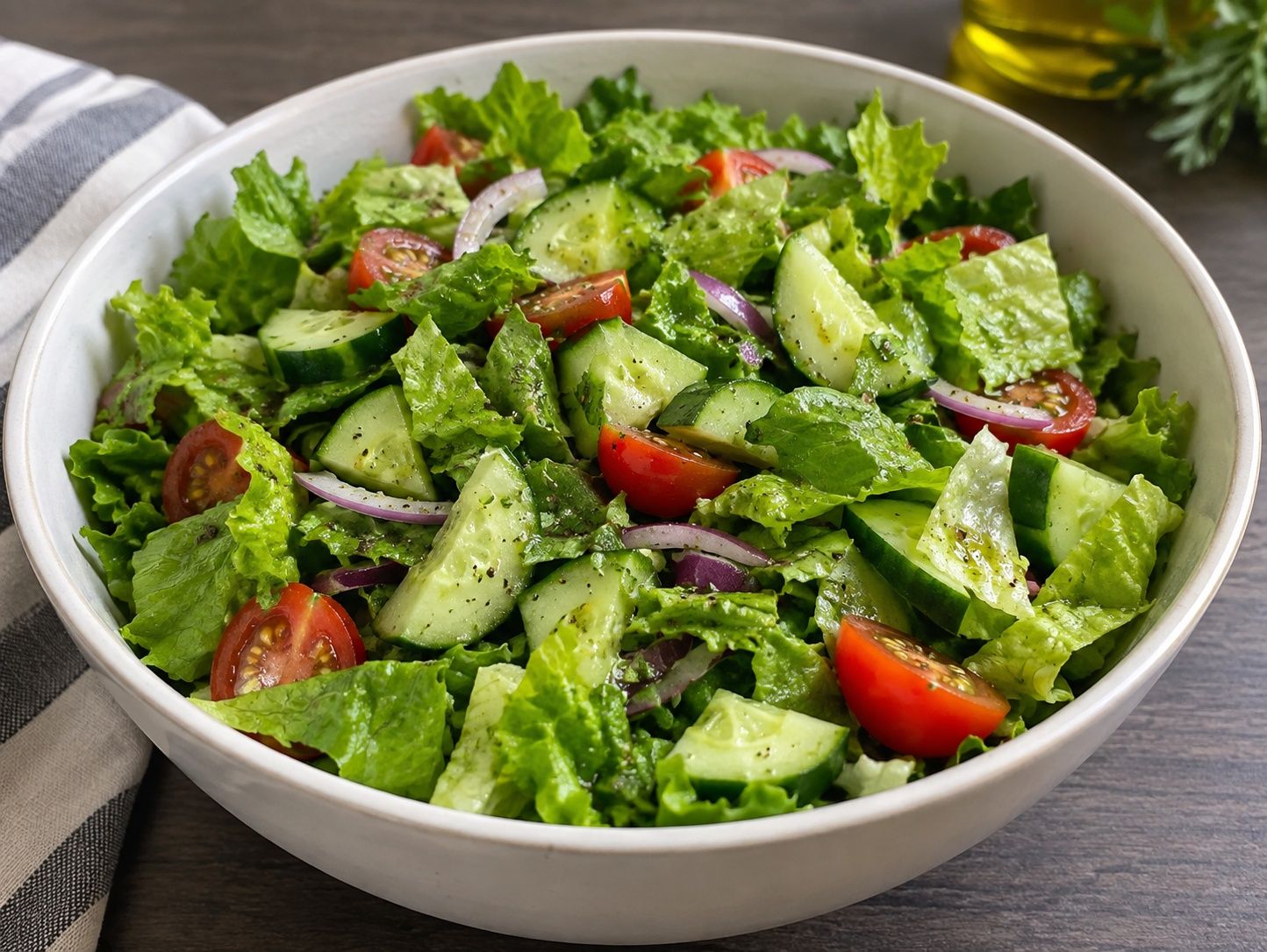 Plate Of Green Salad