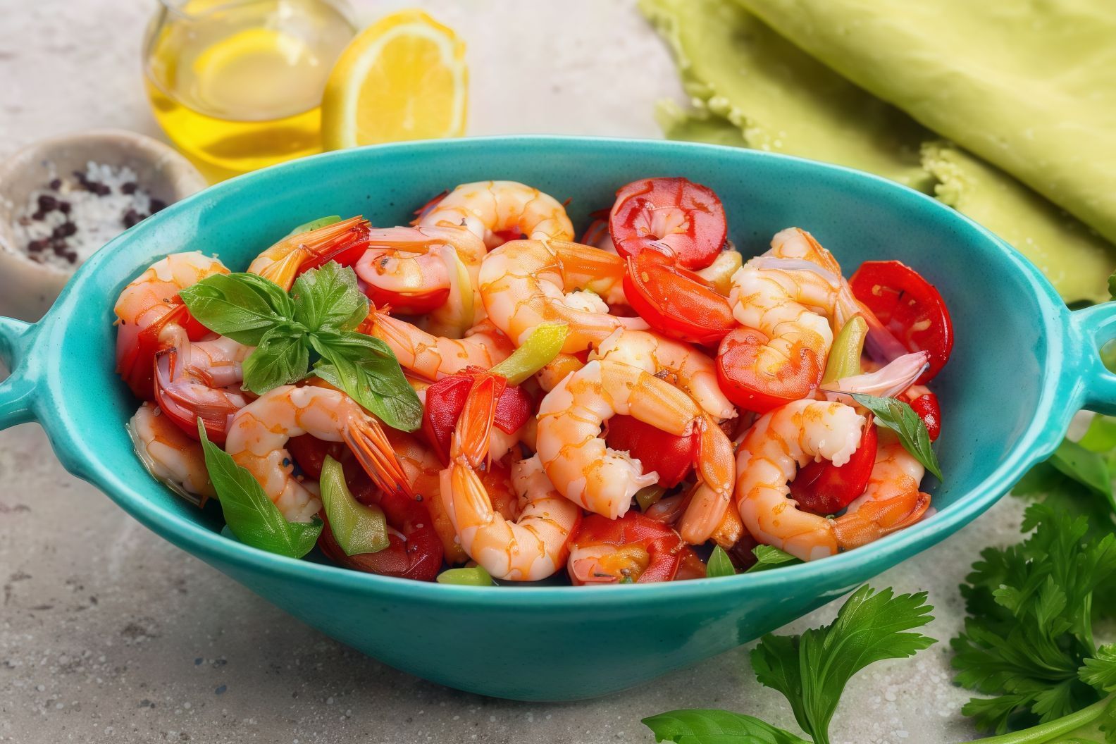 Prawns alla Catalana