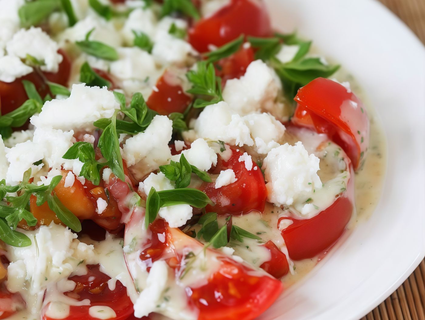 Cheese Light Salt With Tomato