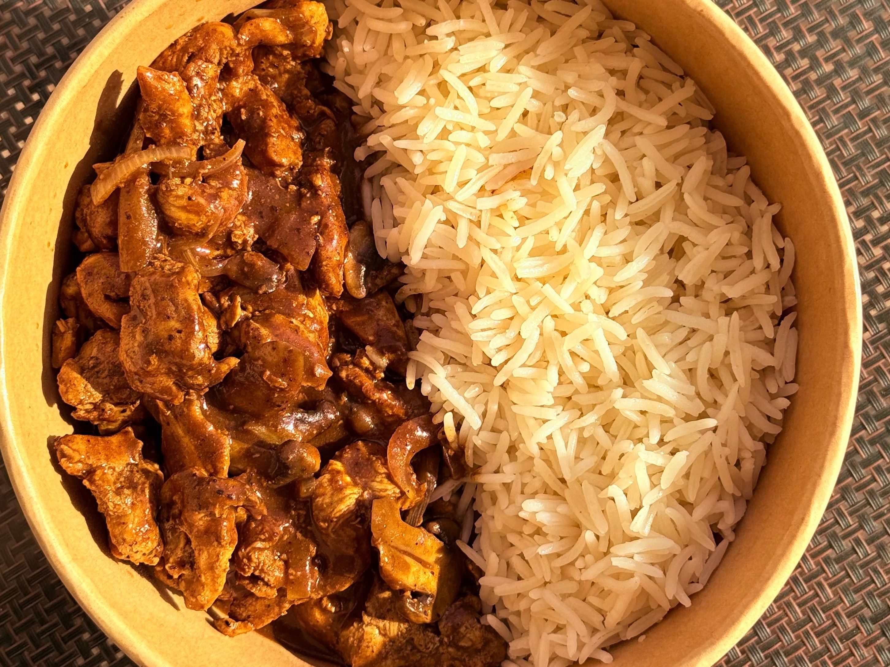 Chicken Stroganoff with Basmati Rice