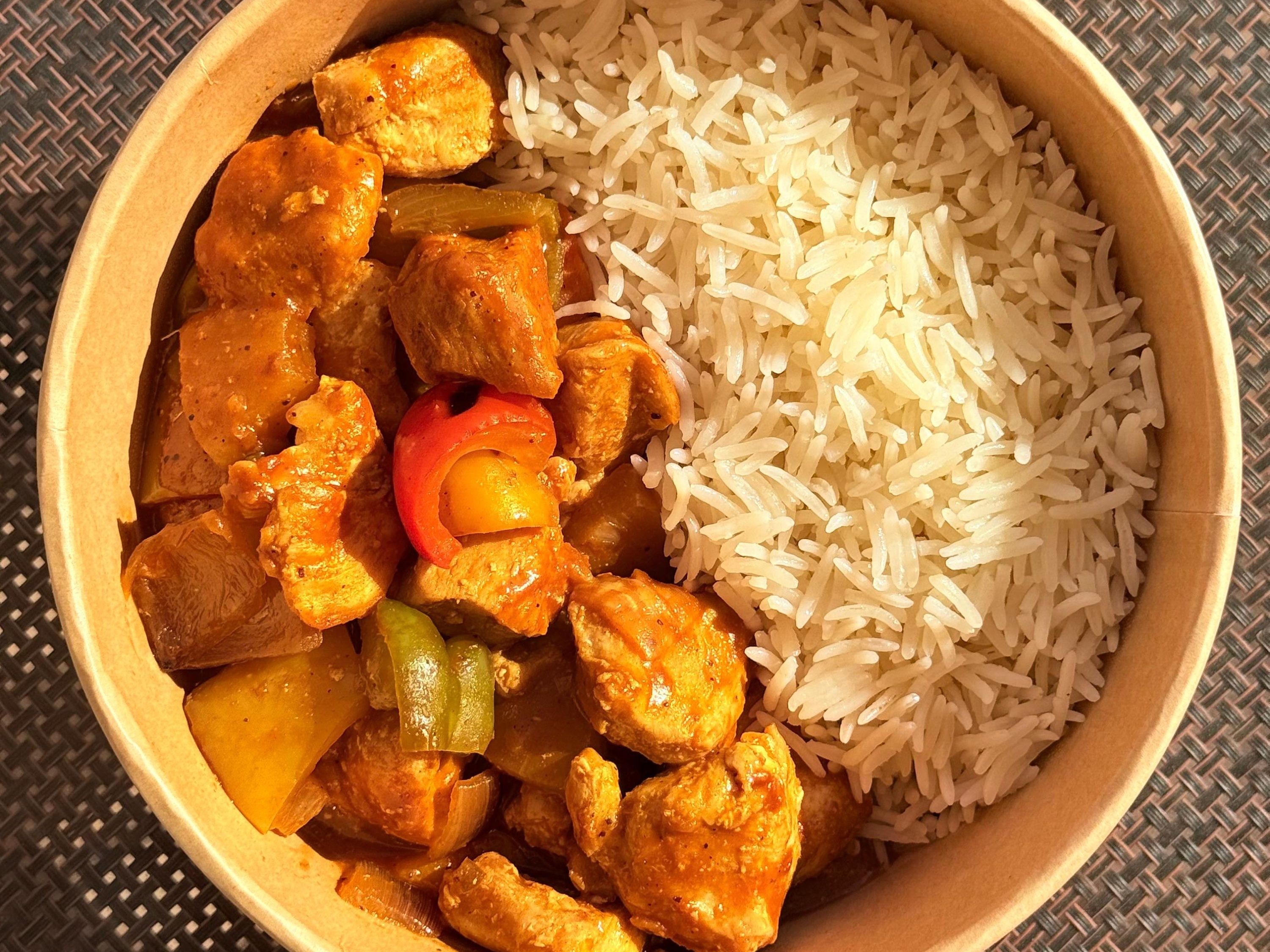 Sweet and Sour Chicken With Basmati Rice