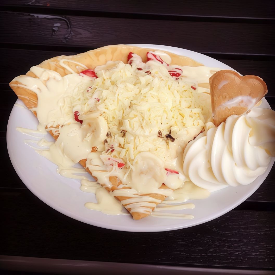White Chocolate Crepe