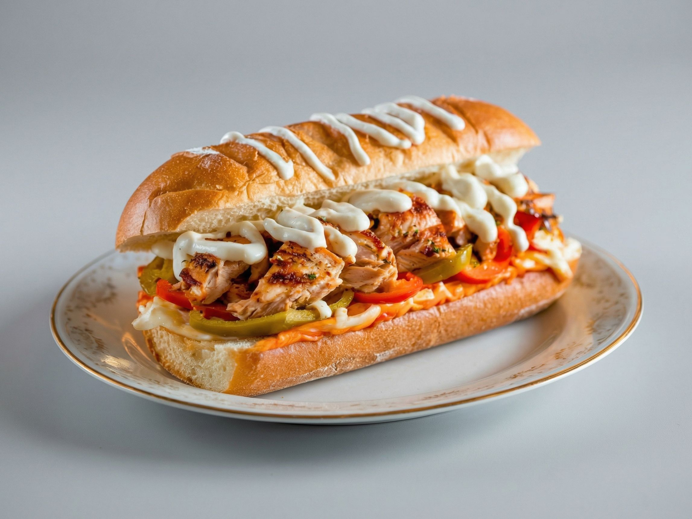 French Chicken Fajita Sandwich