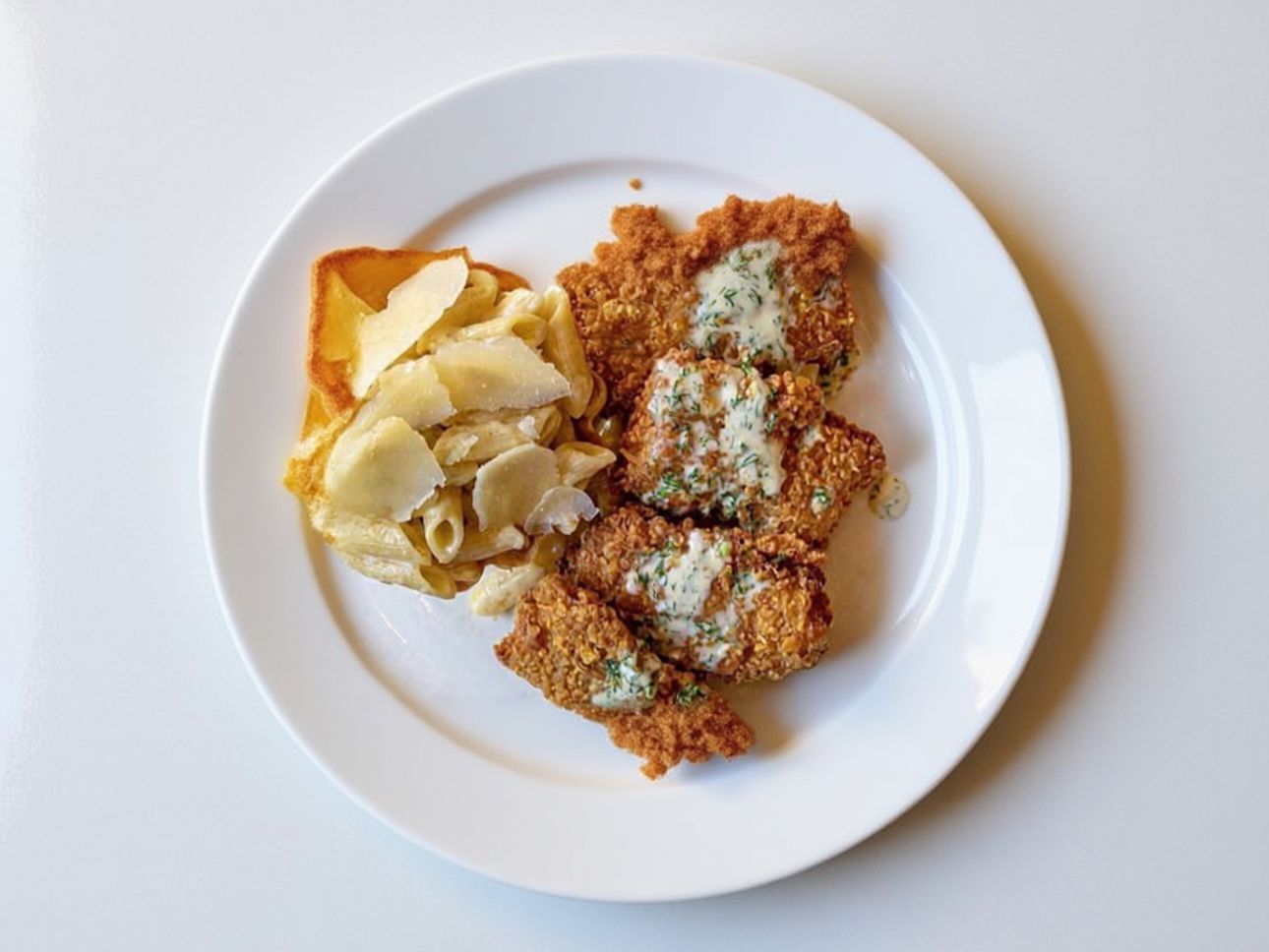 Fish Parmesan Plate