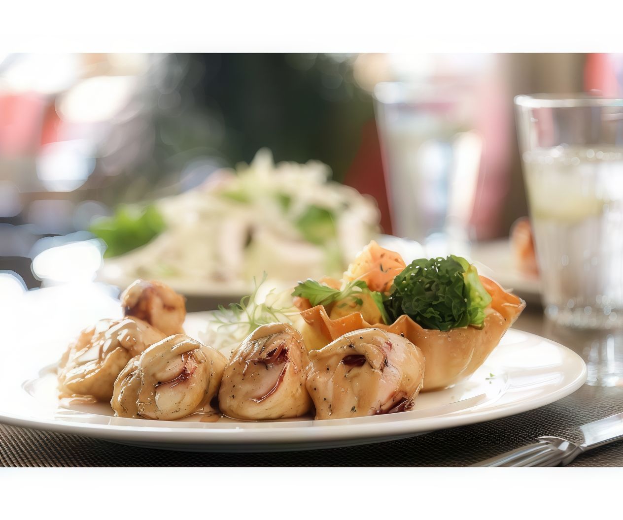 Chicken Paupiette Plate