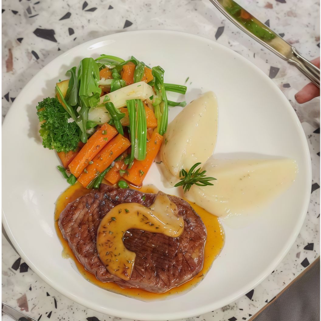 Beef Fillet Plate with Your Choice of Sauce