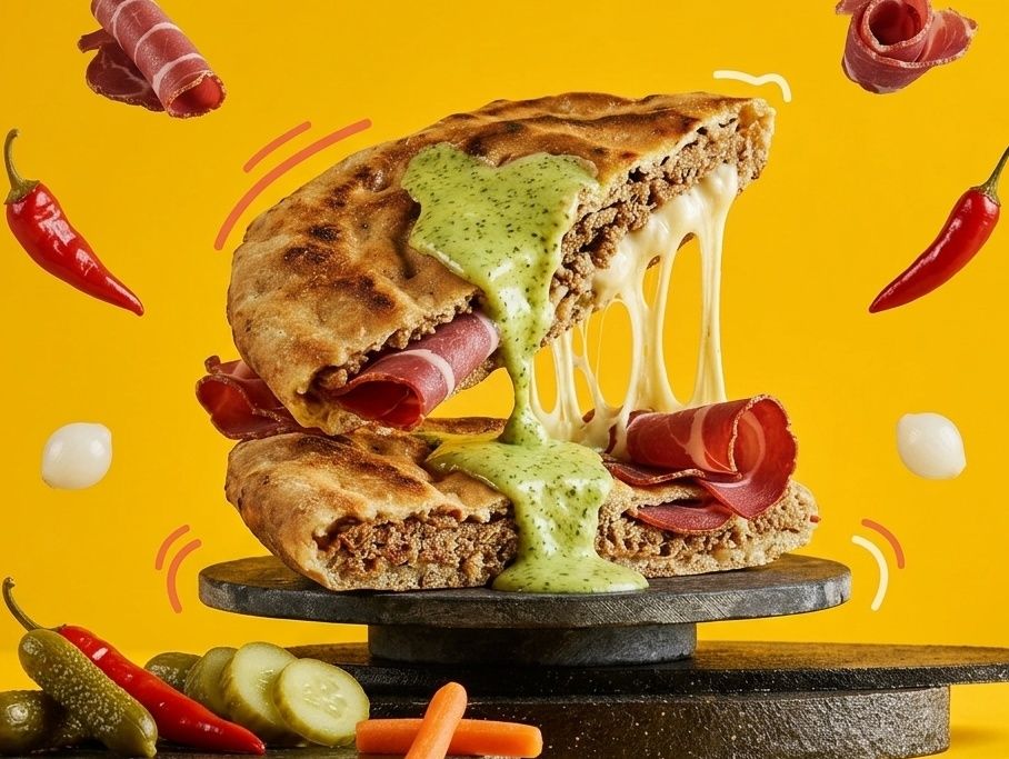 Hawawshi with Pastrami