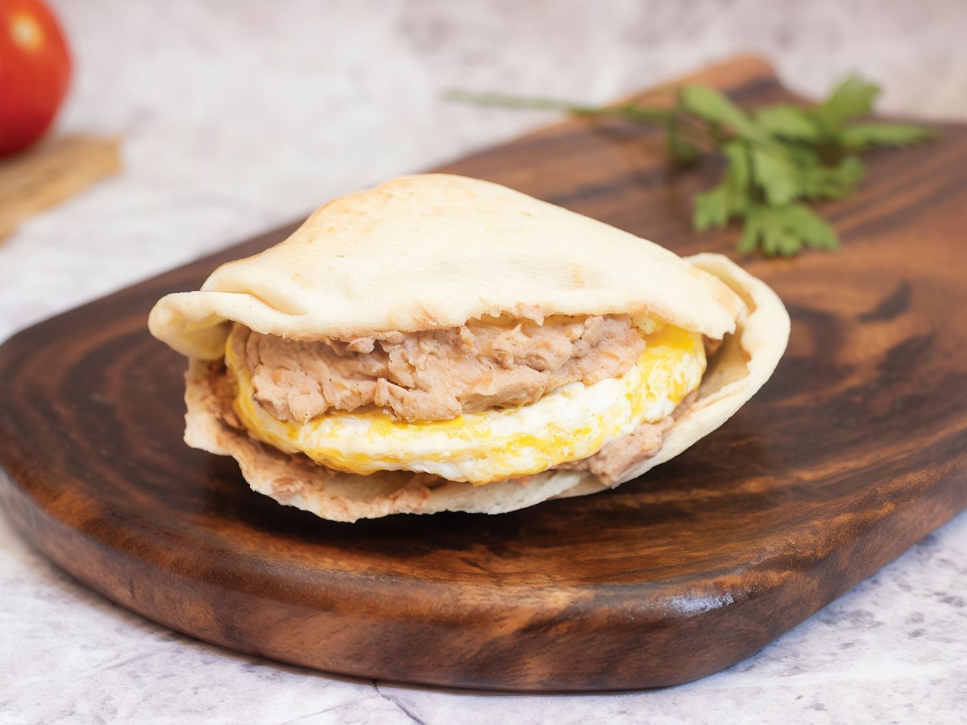Plain Omelette Sandwich