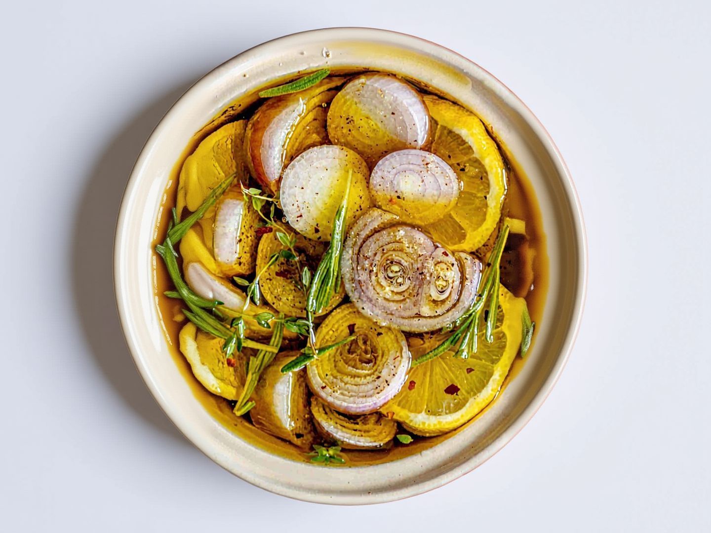 Onion Dish With Garlic And Lemon