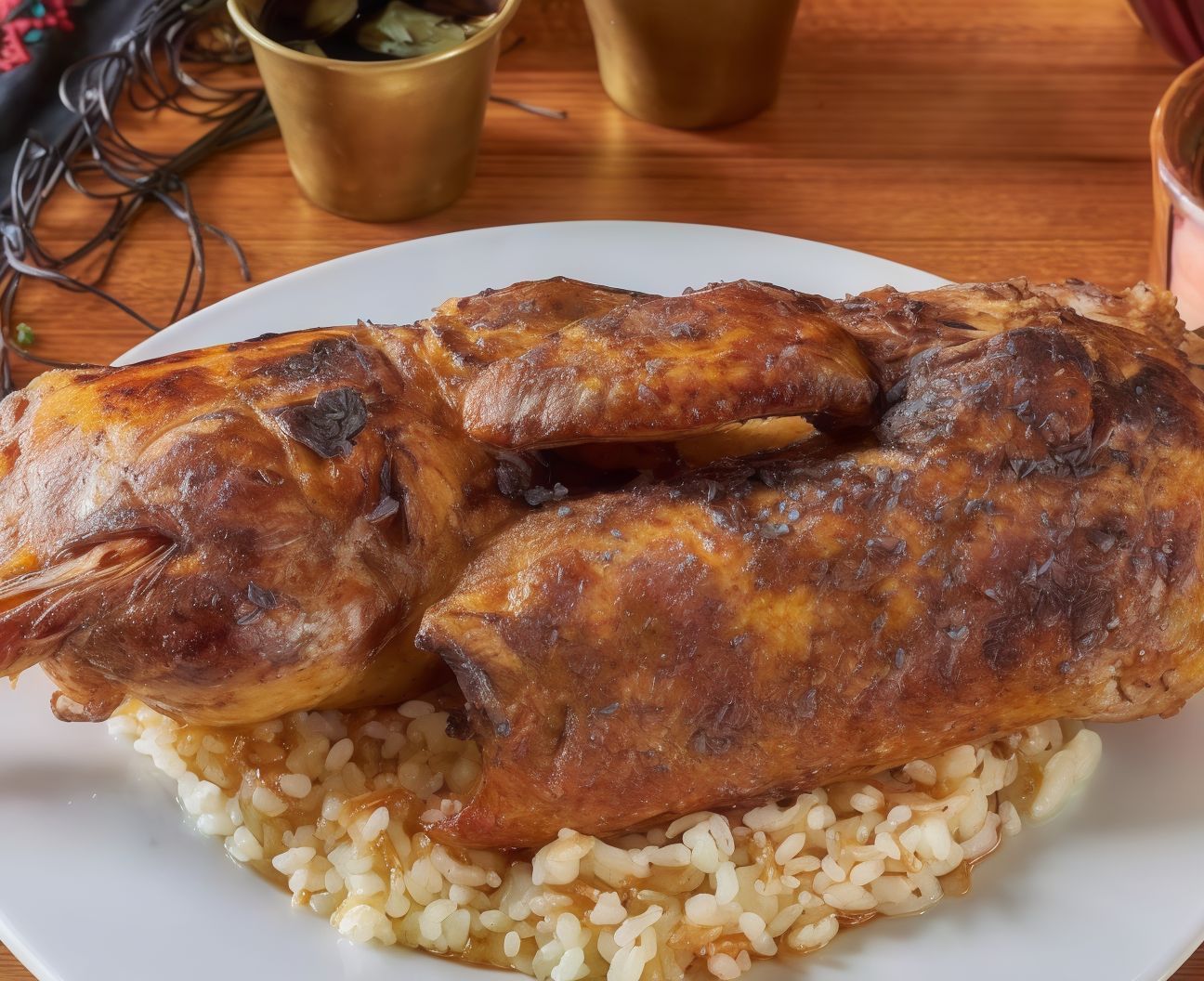 Charcoal Duck Dish