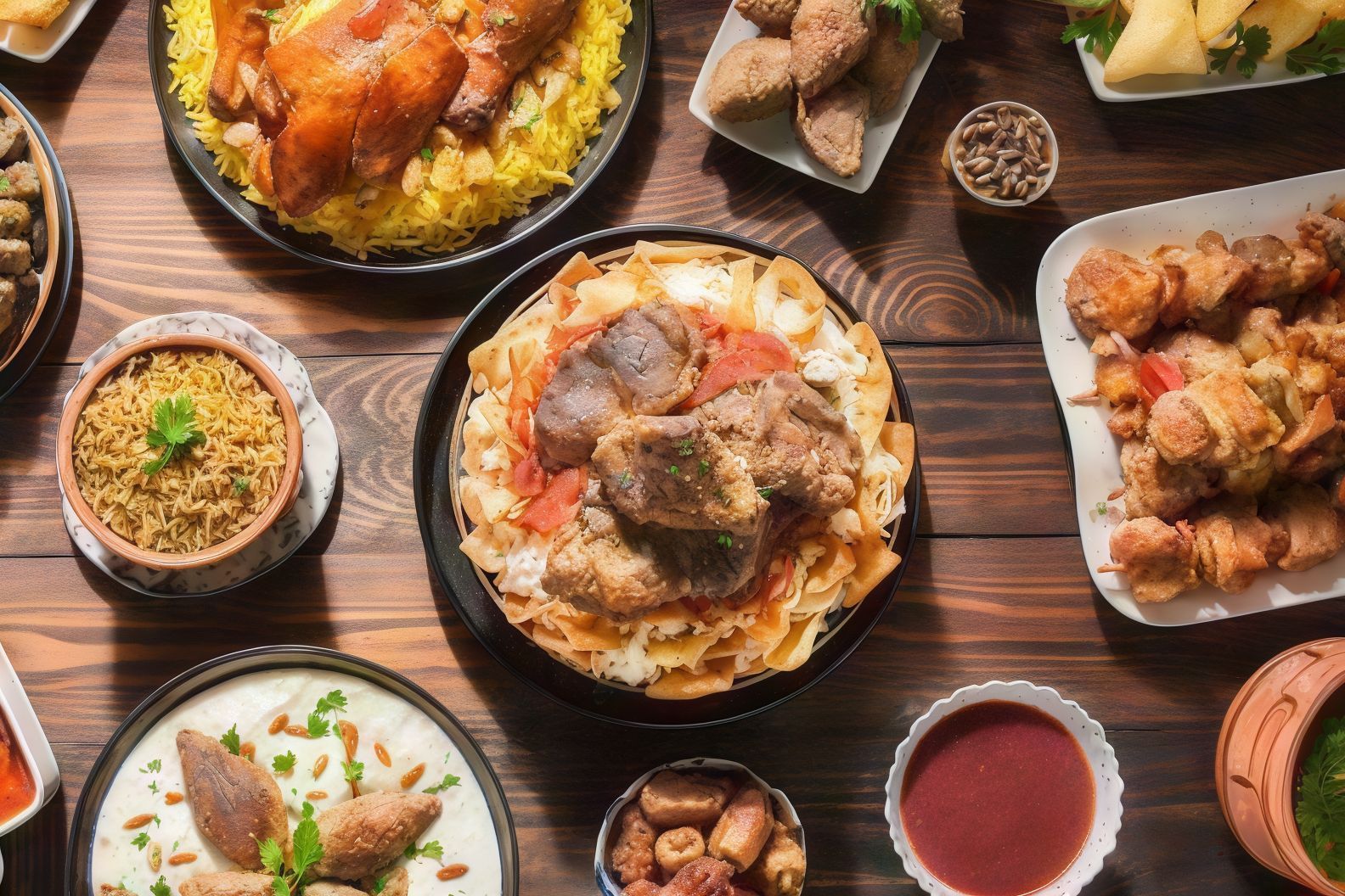 Lamb fatteh dish