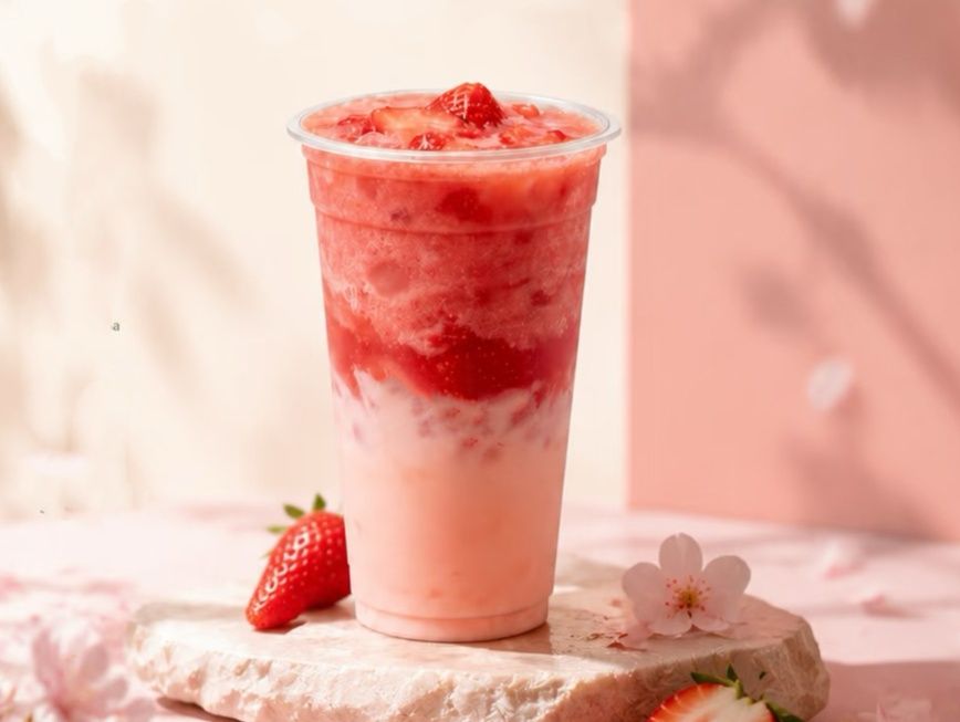Mini boba strawberry