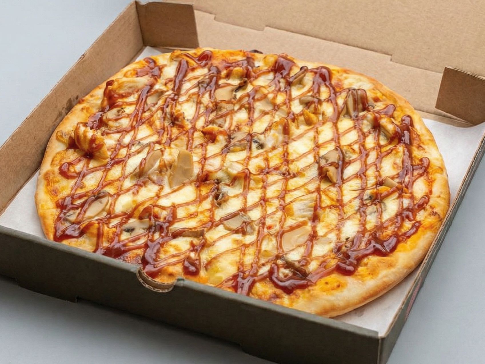 Chicken BBQ pizza