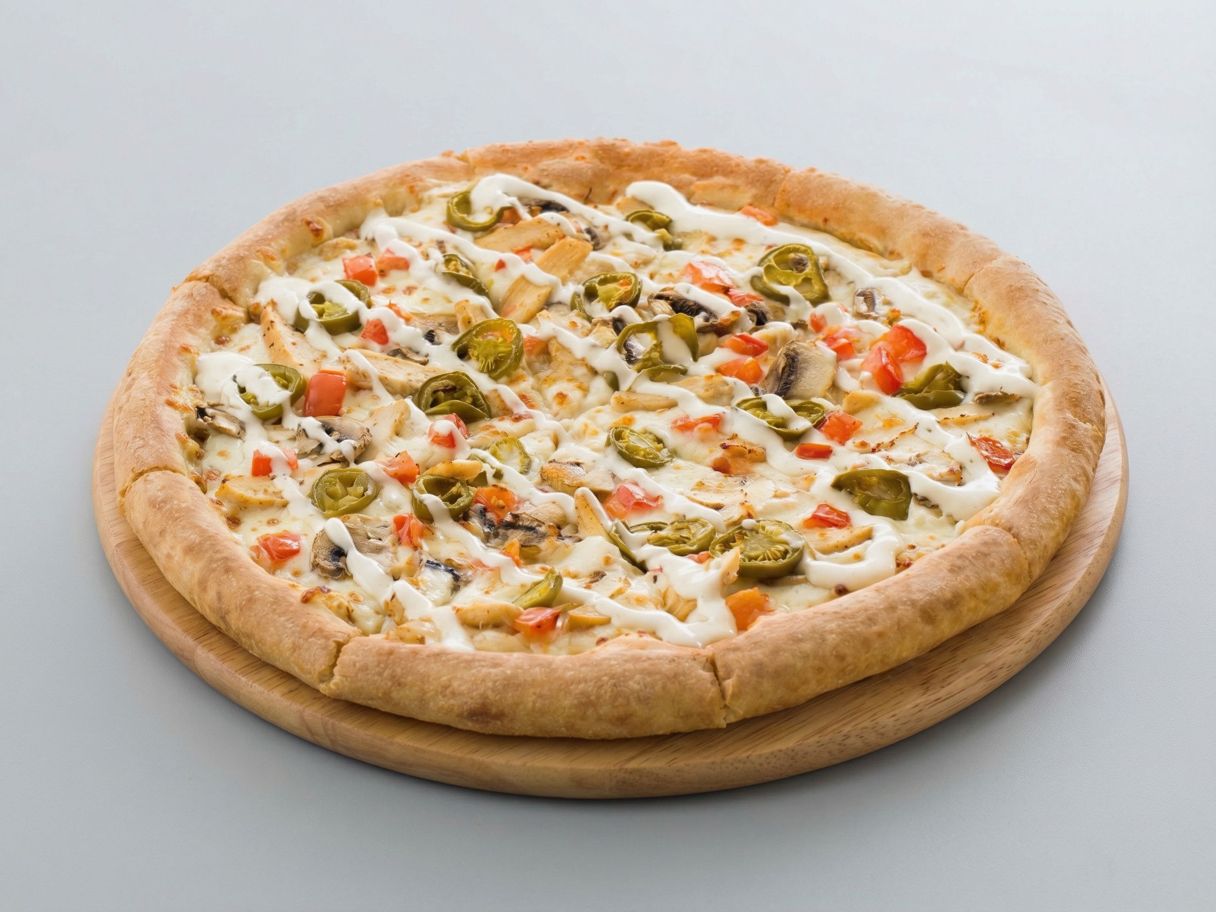 Chicken Ranch pizza