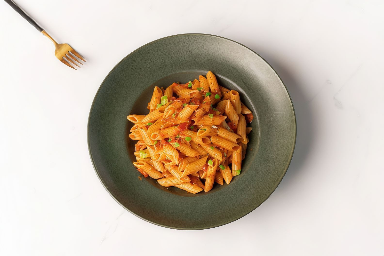 Pasta With Liver Slices