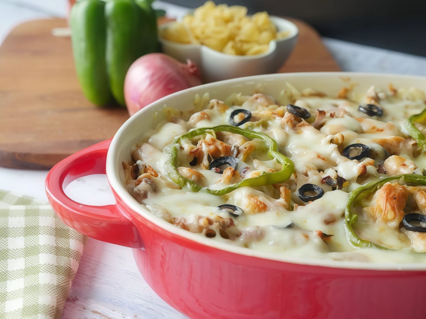 Chicken Pasta Pizza