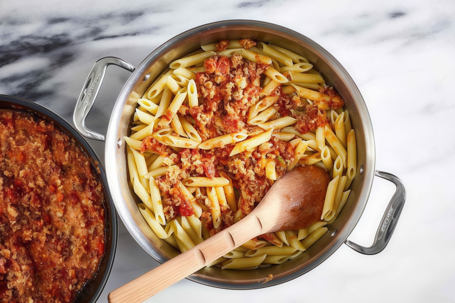 Mebkbakeh Pasta With Minced Meat Bolognese