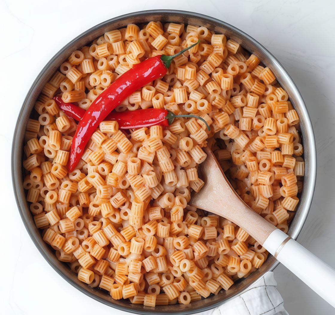 Mebkbakeh Pasta With Oriental Sausage