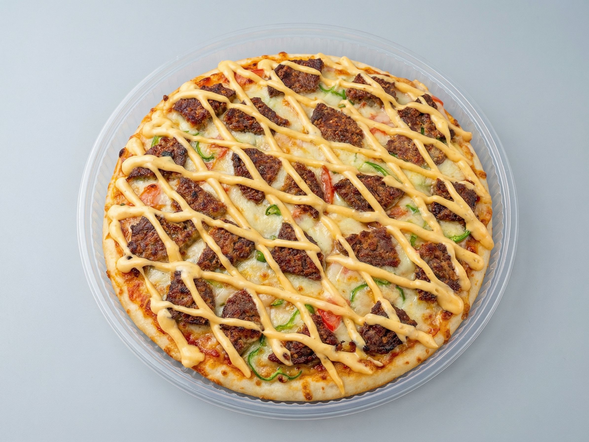 Beef Burger Pizza