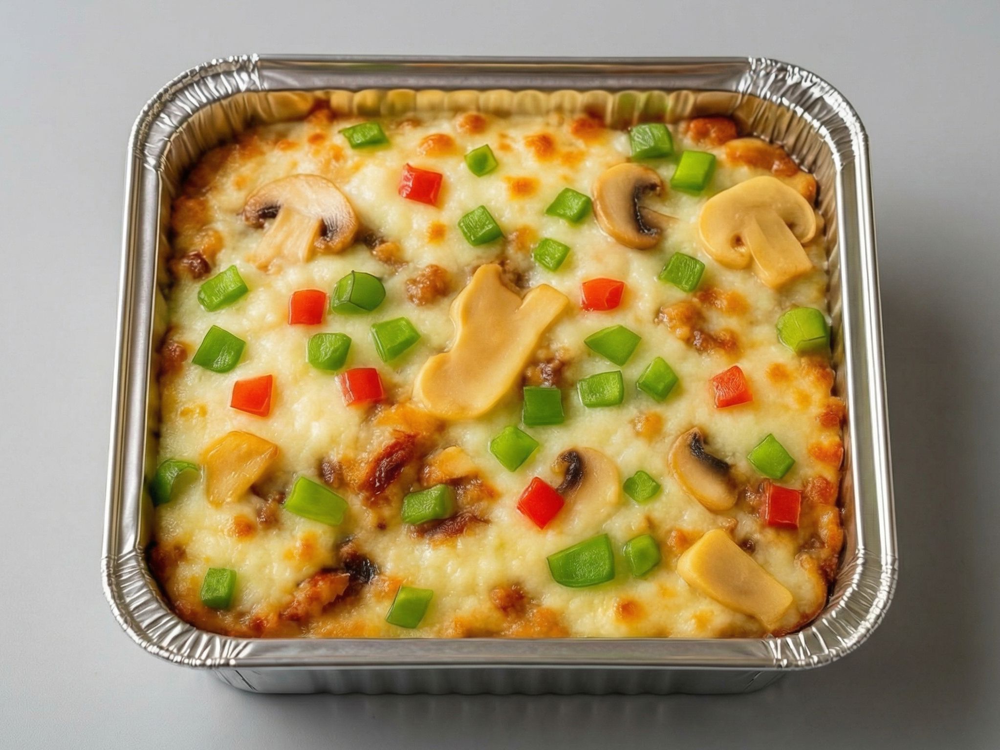 Zinger Meal Extra Cheese in the Oven