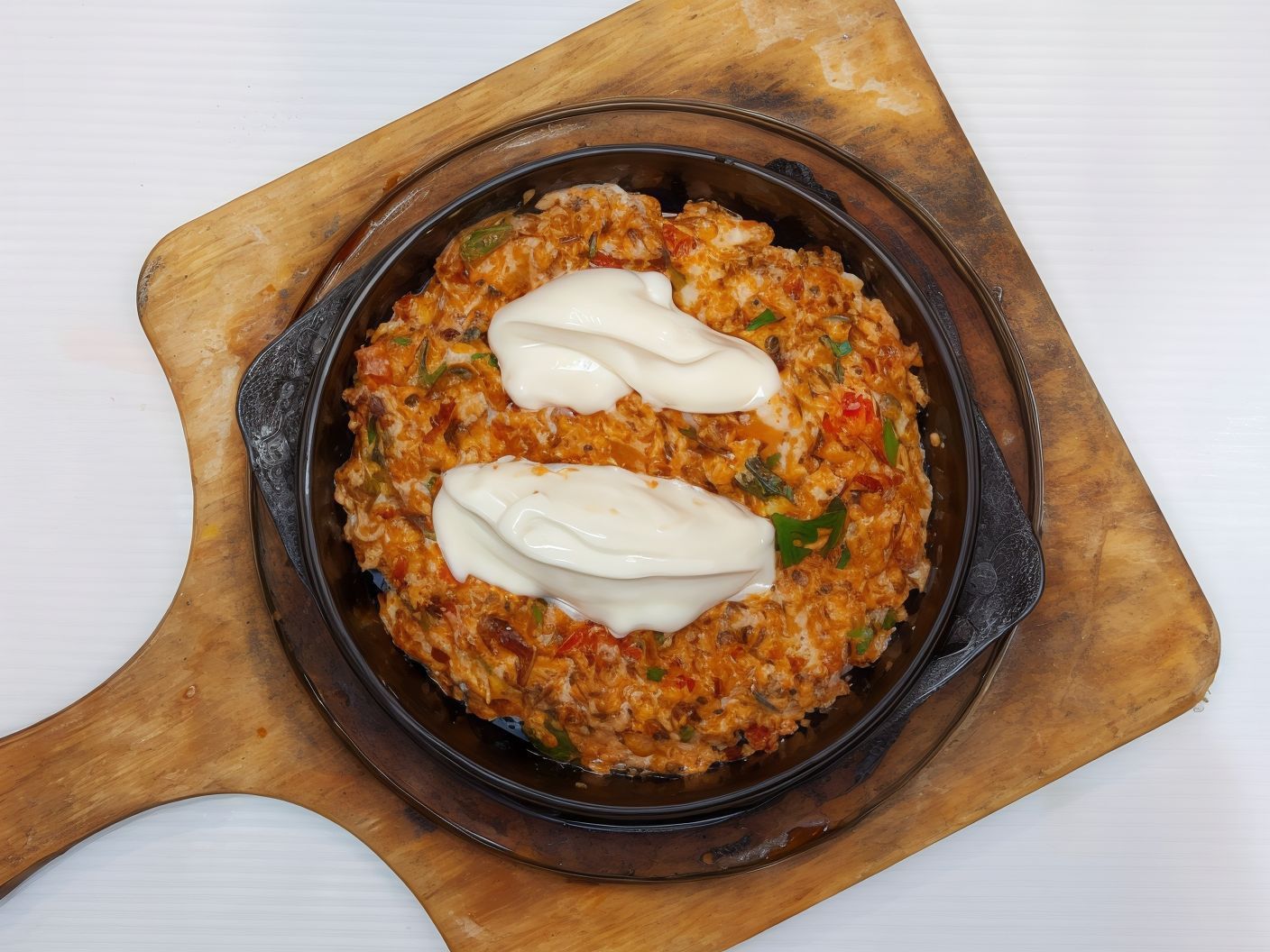 Lahsa Eggs with Cheese