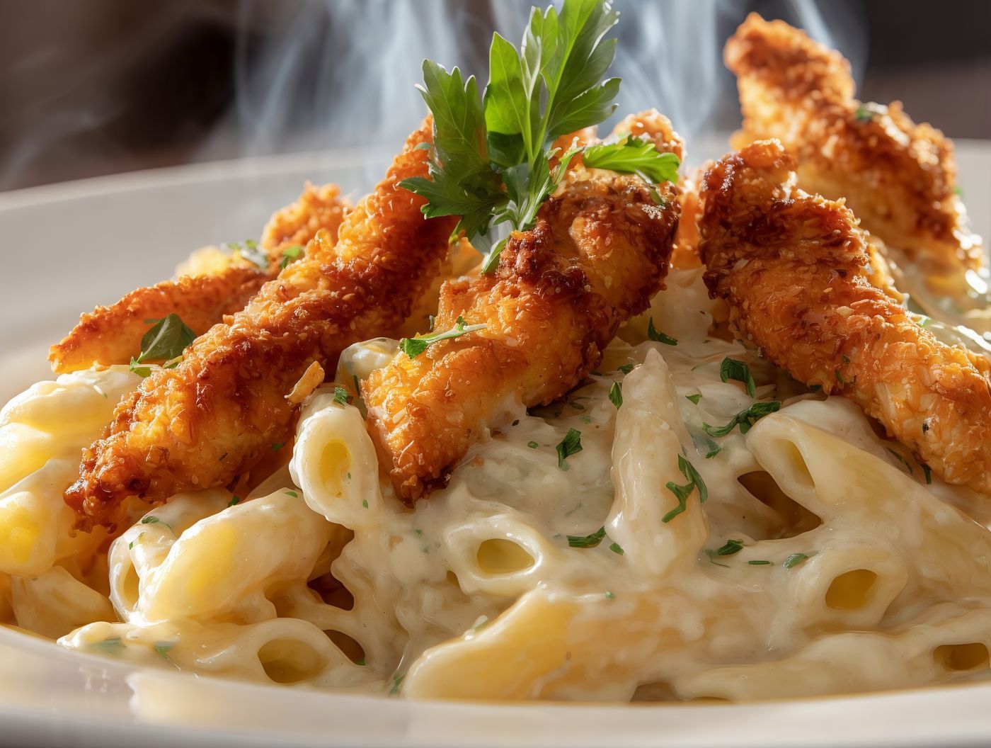 Chicken Crunchy Pasta