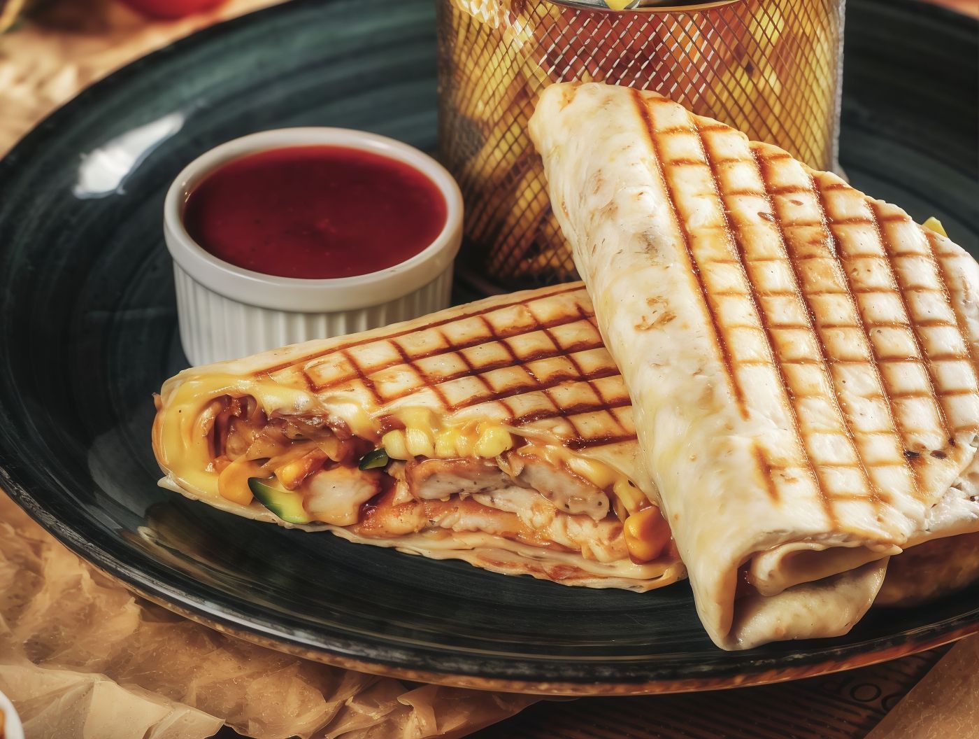 Cheesy Mushroom Chicken Sandwich