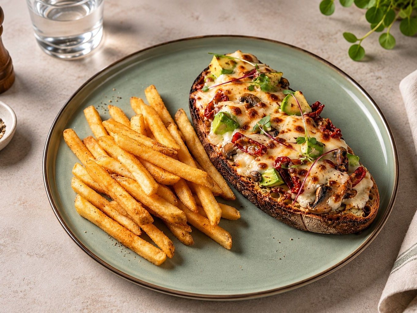 Avocado Mozzarella Tartine