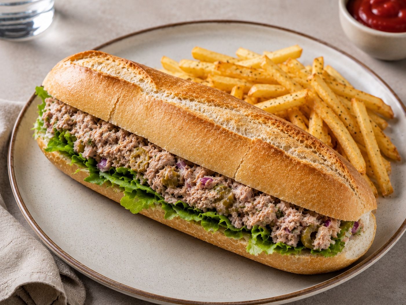 Tuna Sandwich vegetarian