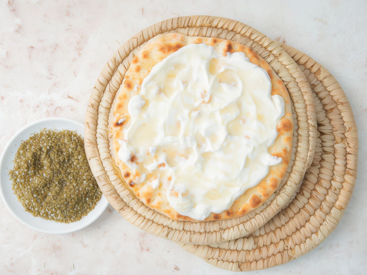 Labneh With Honey Manoucheh