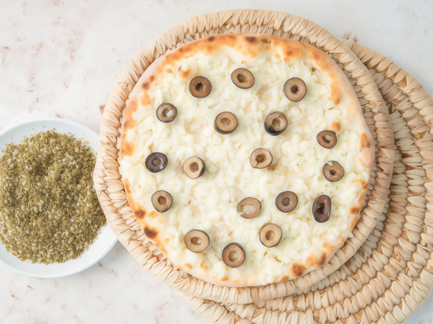 Olives With Cheese Manoucheh