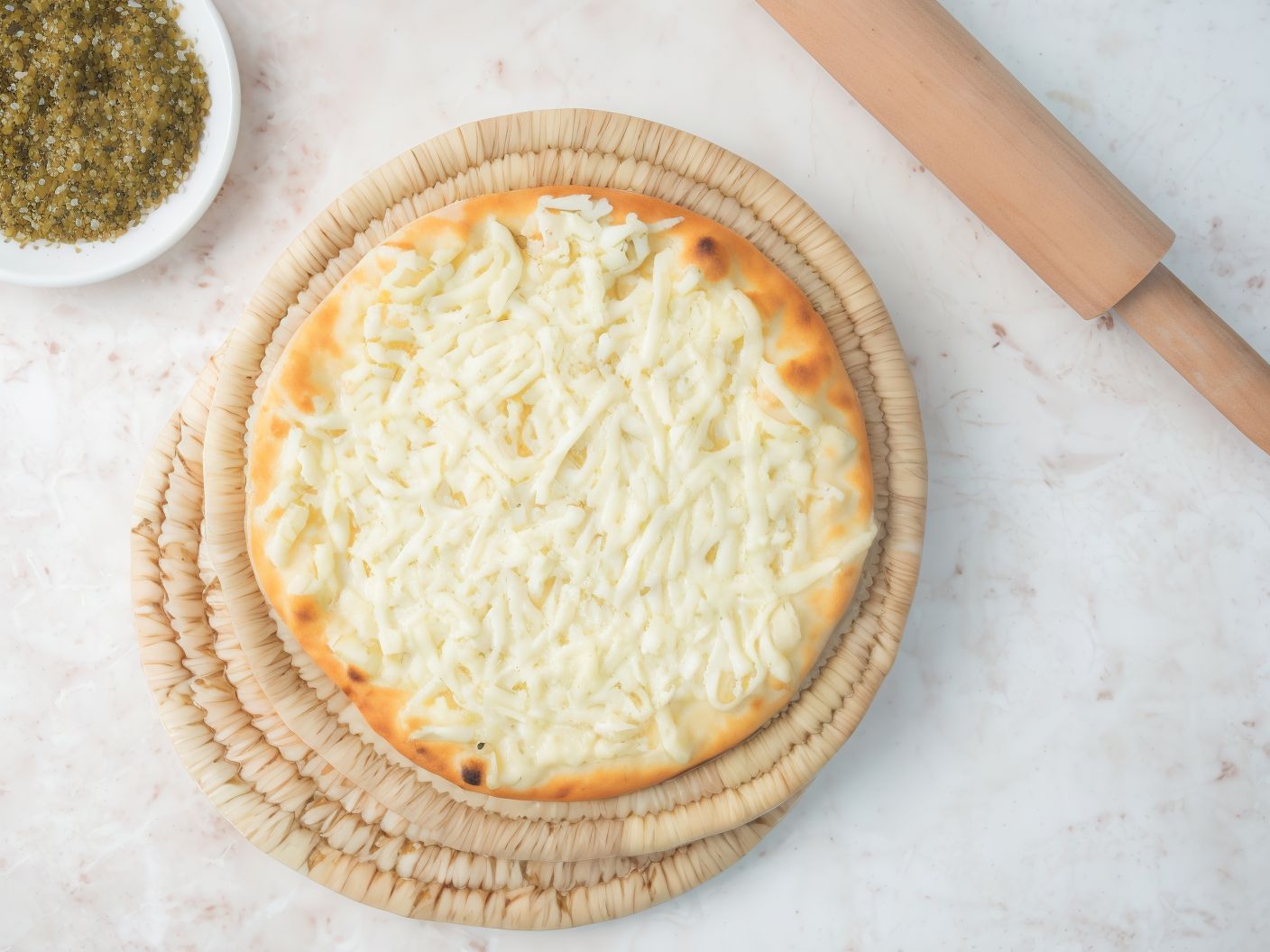 Halloumi Cheese Manoucheh