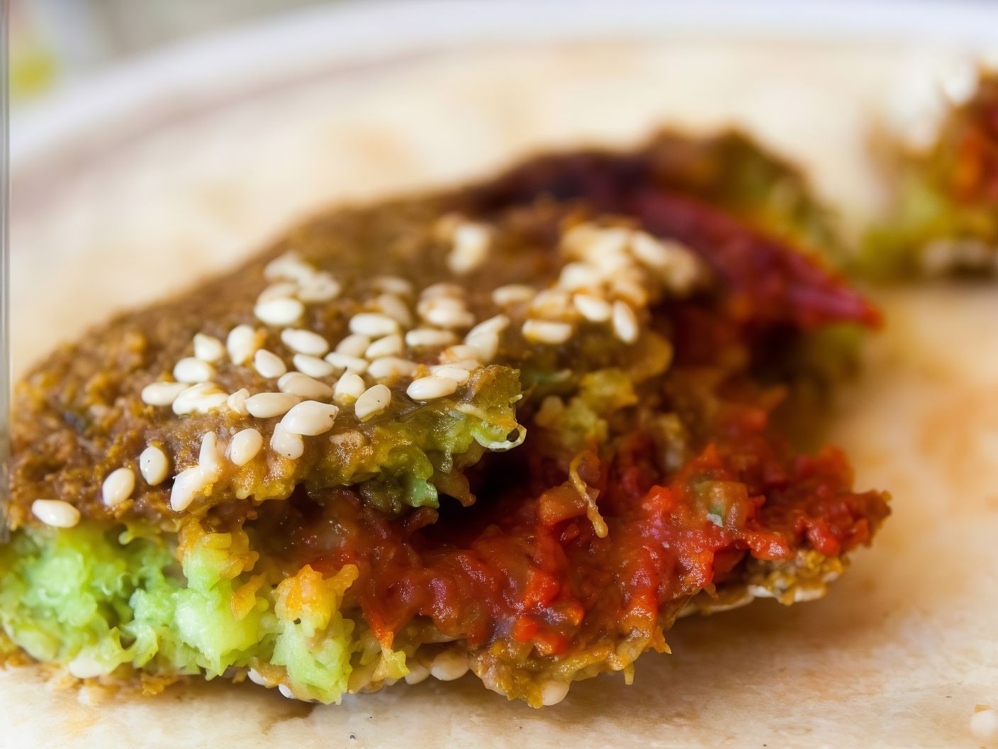 Stuffed Falafel Sandwich