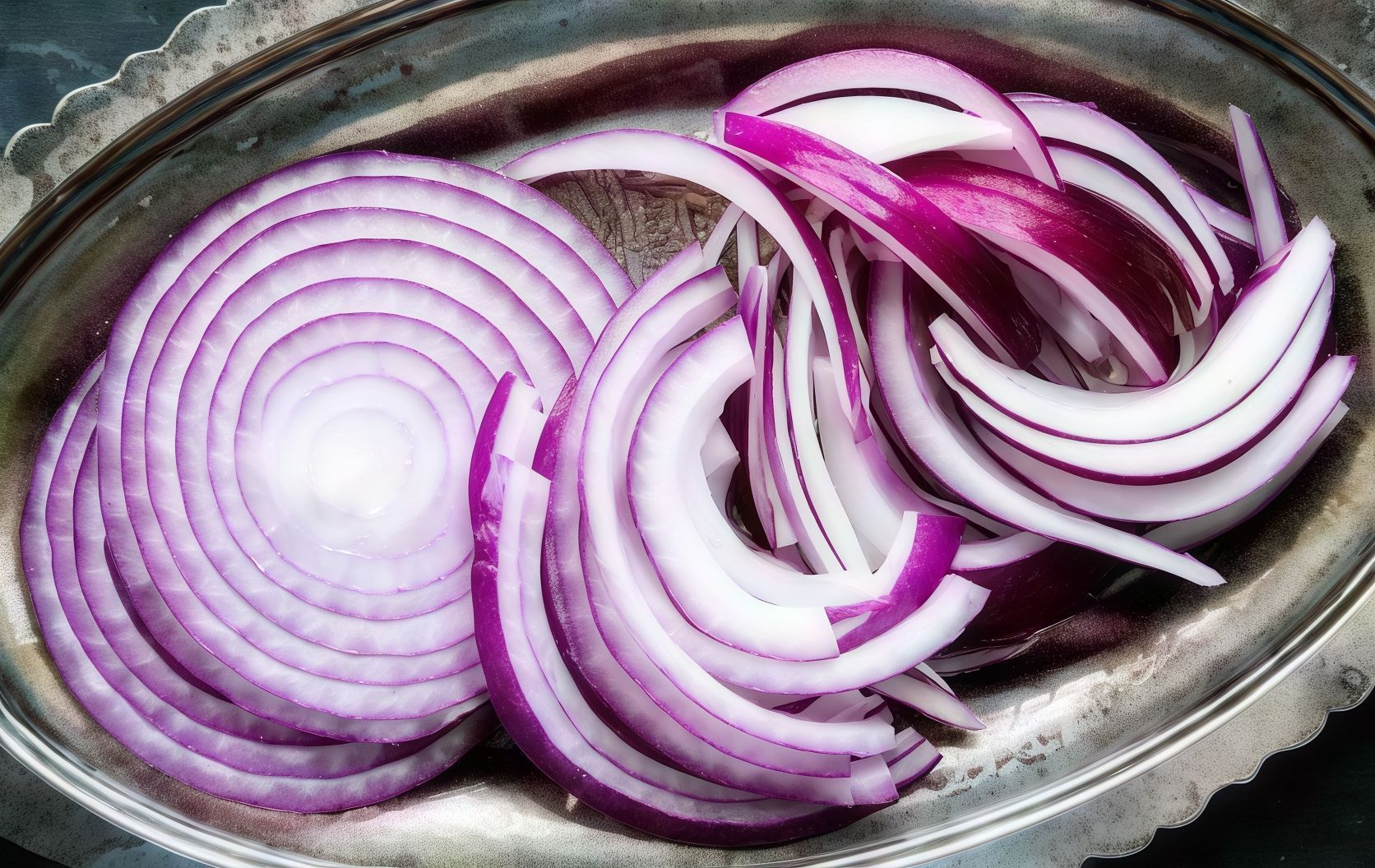 Onion Slices Plate