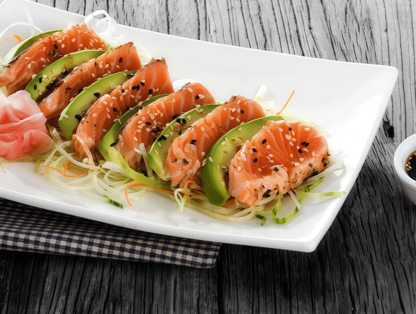 Seared Salmon Sashimi