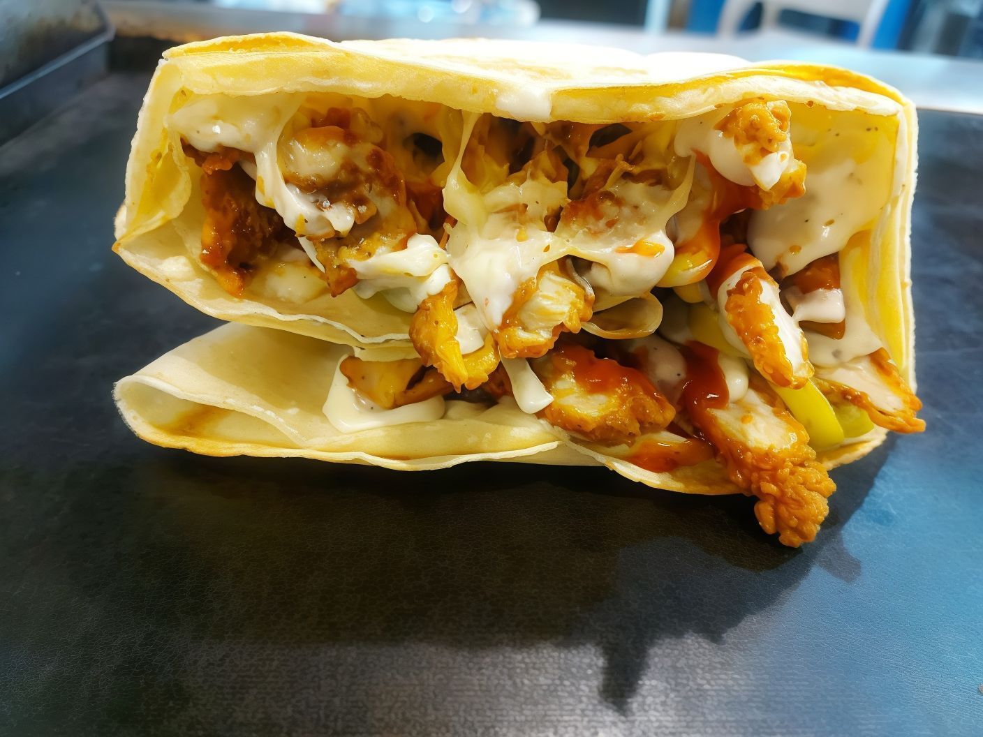 Extra Crispy Chicken Crepe