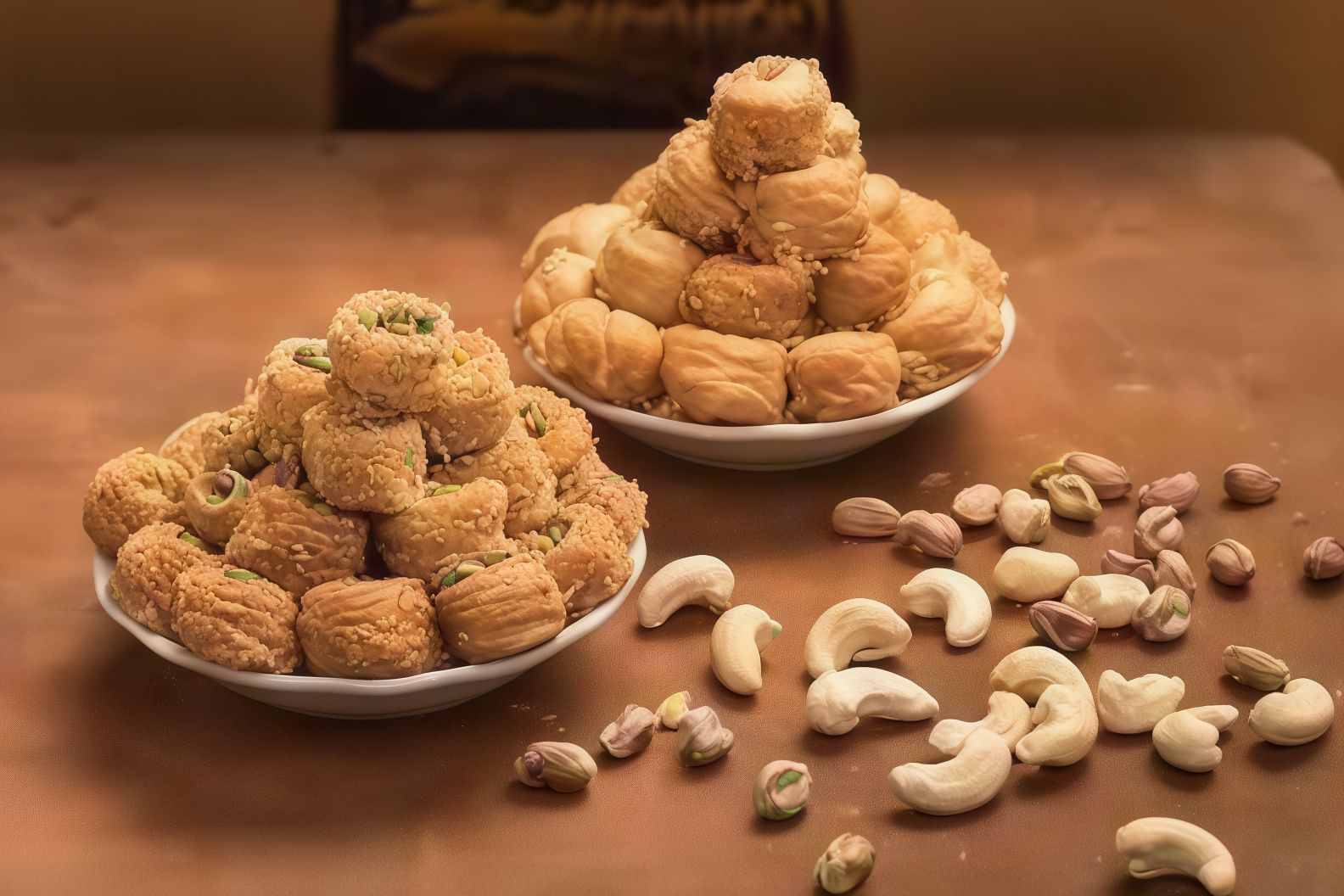 Oriental Sweets Pistachios And Cashews