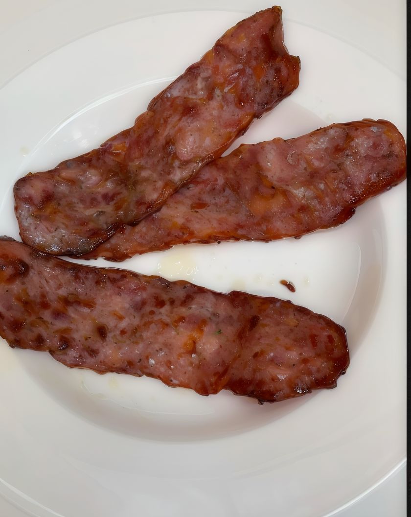 Strips On Sausage