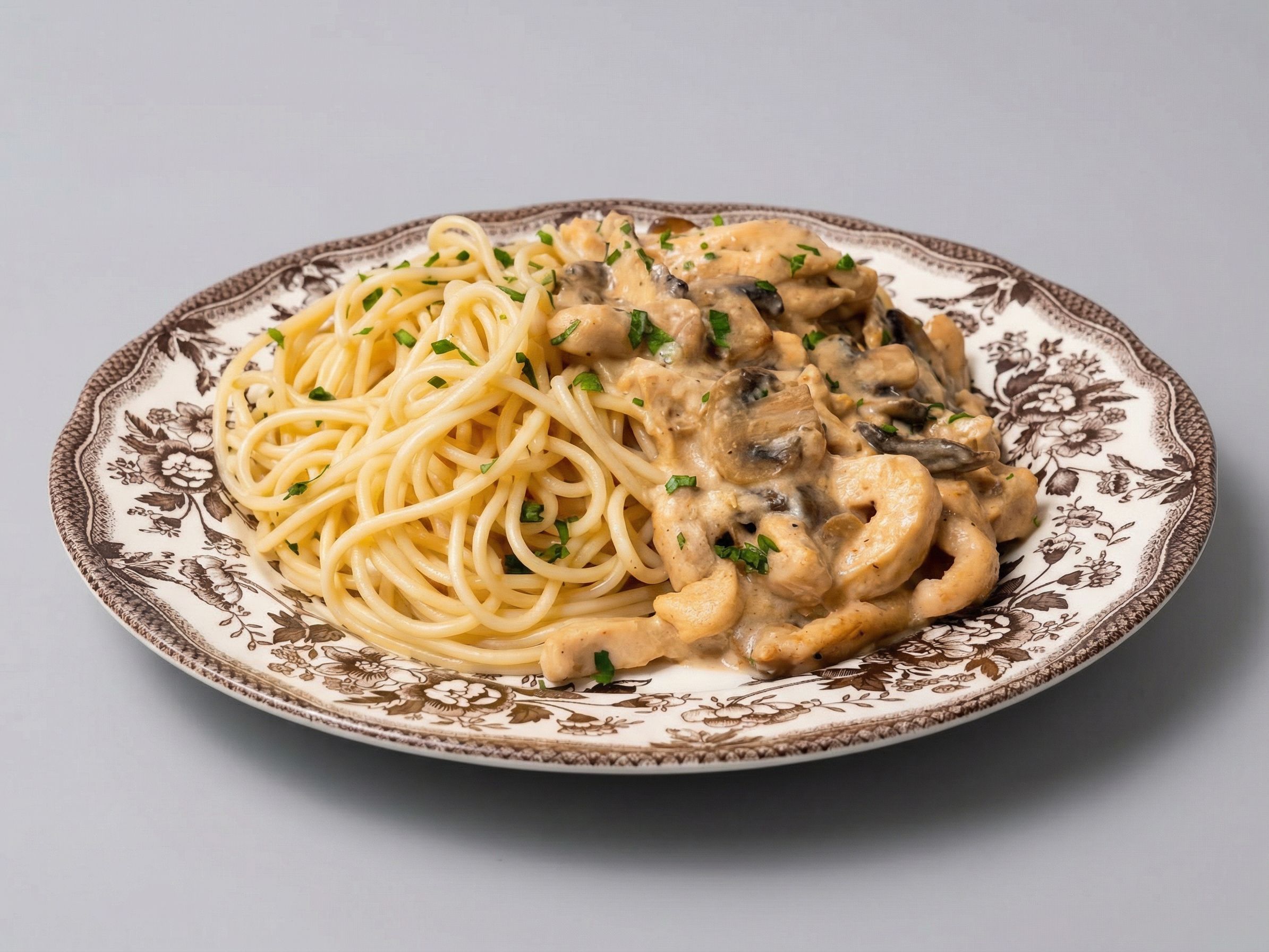 White Sauce Pasta With Chicken