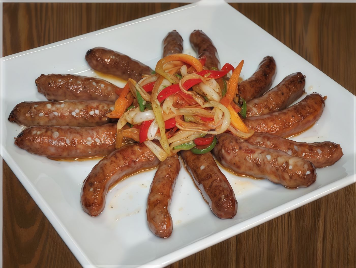 Grilled Oriental Sausage