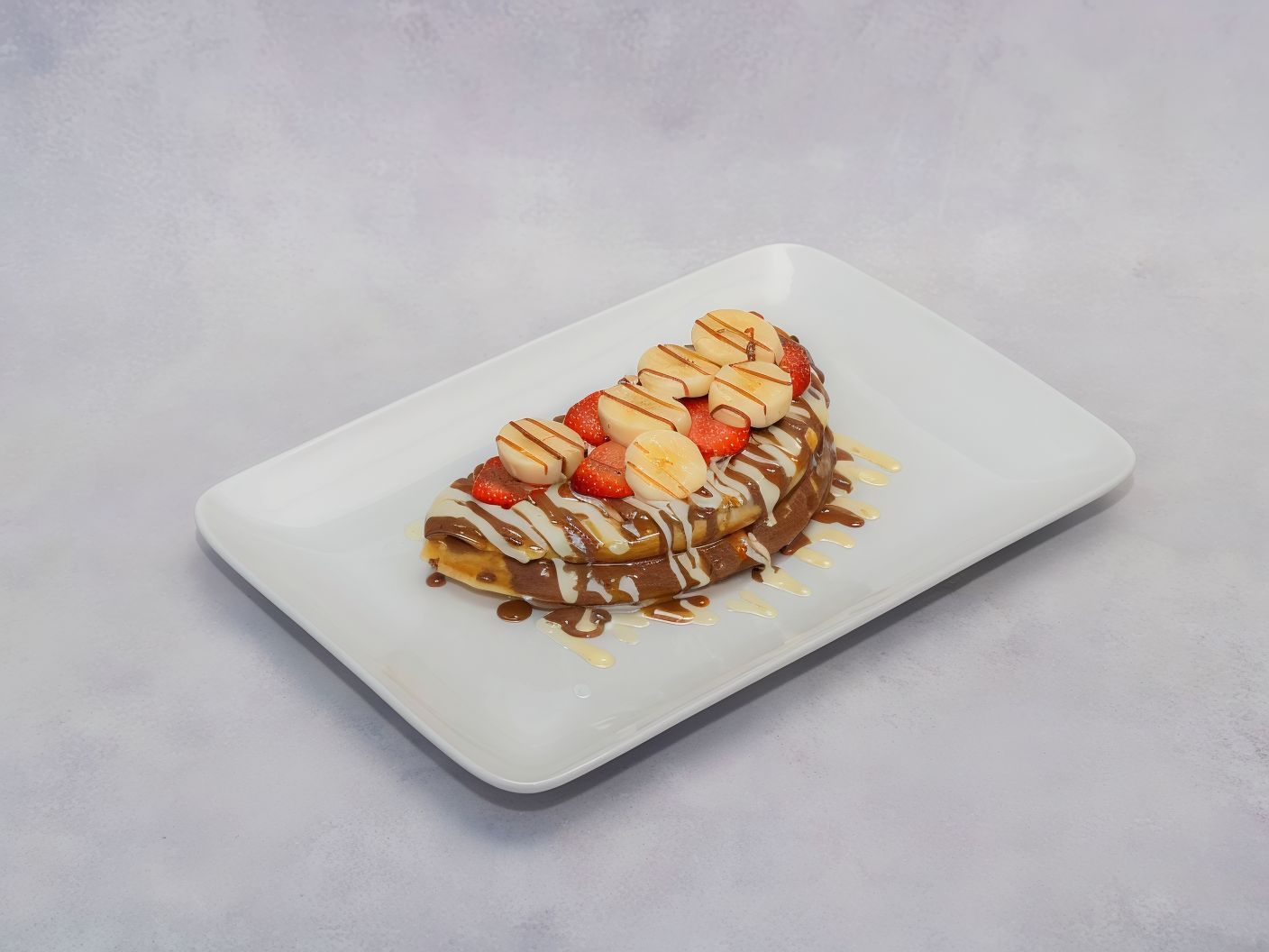 Fruits Waffle
