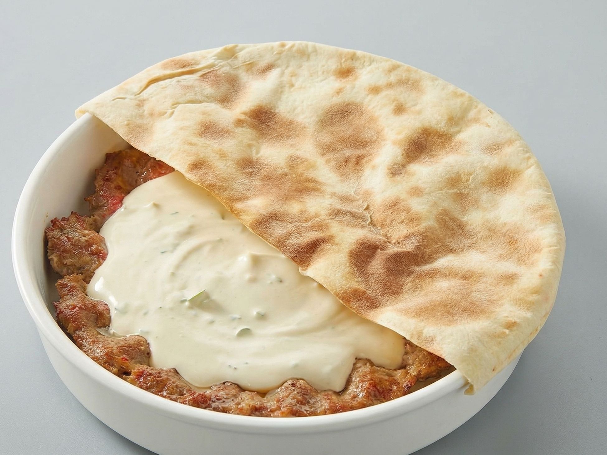 Kofta Casserole With Tahini